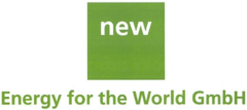 new Energy for the World GmbH Logo (DPMA, 12.04.2013)