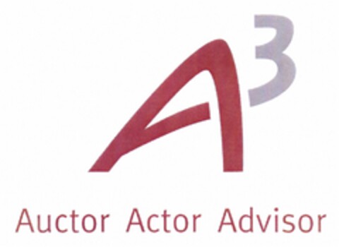 A³ Auctor Actor Advisor Logo (DPMA, 16.07.2013)