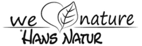 we nature HANS NATUR Logo (DPMA, 18.03.2016)