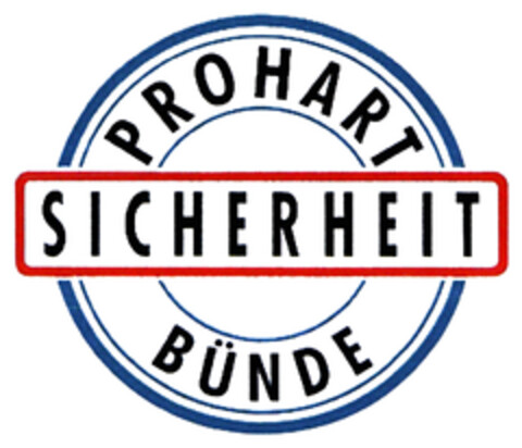 PROHART SICHERHEIT BÜNDE Logo (DPMA, 29.03.2019)