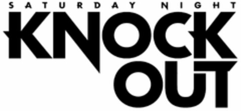 SATURDAY NIGHT KNOCK OUT Logo (DPMA, 08.09.2022)