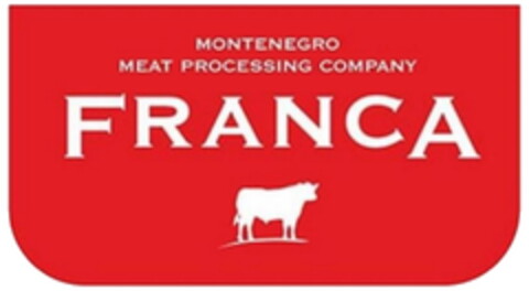 MONTENEGRO MEAT PROCESSING COMPANY FRANCA Logo (DPMA, 10/19/2022)