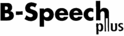 B-Speech plus Logo (DPMA, 05.01.2004)
