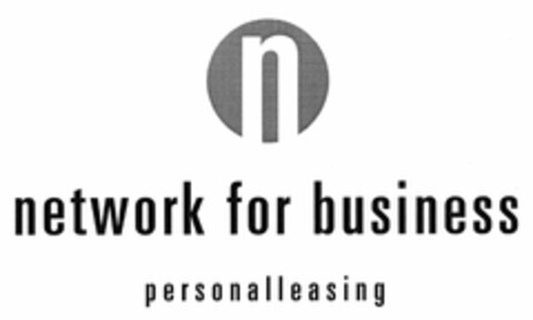 network for business personalleasing Logo (DPMA, 30.03.2004)