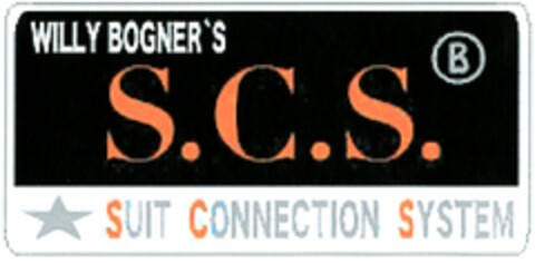 WILLY BOGNER`S S.C.S. SUIT CONNECTION SYSTEM Logo (DPMA, 16.12.2004)
