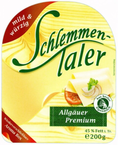 Schlemmen-Taler Logo (DPMA, 22.08.2006)