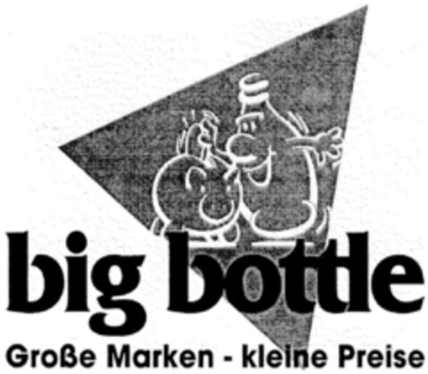 big bottle Große Marken - kleine Preise Logo (DPMA, 09.09.1998)