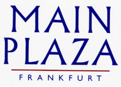 MAIN PLAZA FRANKFURT Logo (DPMA, 04.05.1999)