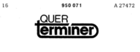QUER terminer Logo (DPMA, 12.11.1975)