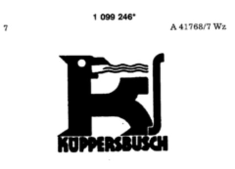 Küppersbusch Logo (DPMA, 25.07.1986)