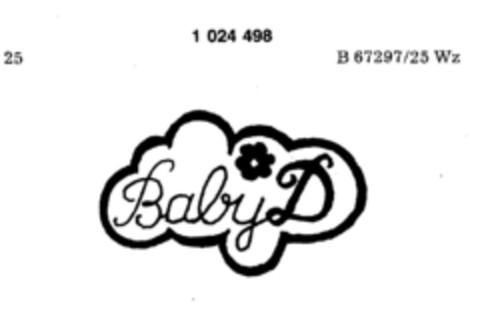 Baby D Logo (DPMA, 01/22/1981)