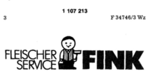 FLEISCHER SERVICE FINK Logo (DPMA, 07.10.1986)