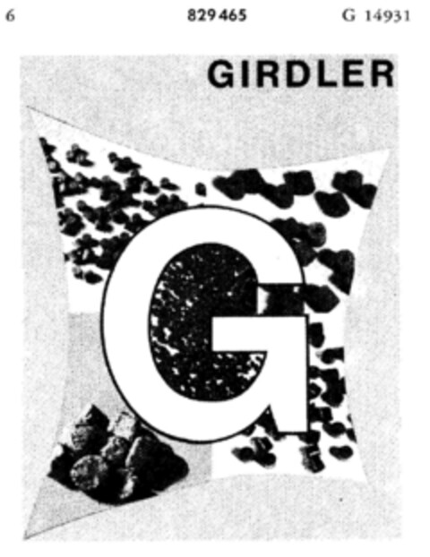 GIRDLER G Logo (DPMA, 20.10.1965)