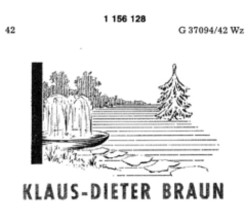 KLAUS-DIETER BRAUN Logo (DPMA, 31.07.1989)