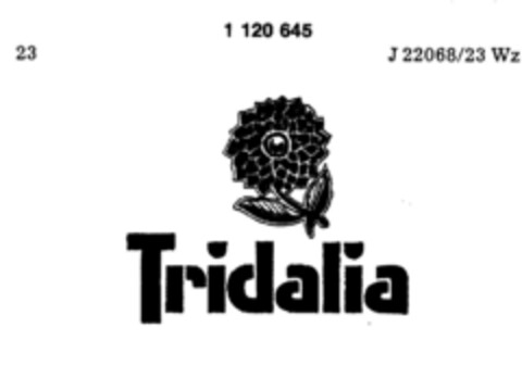 Tridalia Logo (DPMA, 15.07.1987)