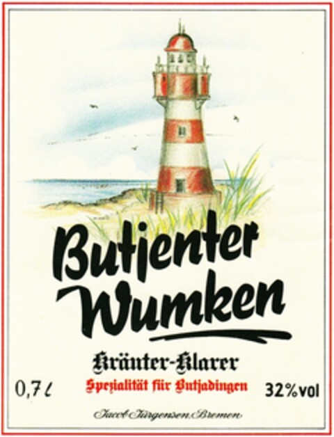 Butjenter Wumken Kräuter-Klarer Logo (DPMA, 18.05.1989)