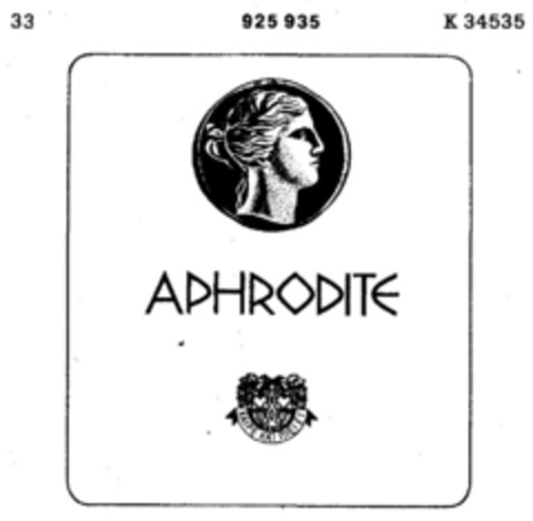 APHRODITE Logo (DPMA, 08.05.1973)