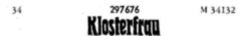Klosterfrau Logo (DPMA, 03/06/1922)