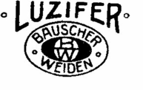 LUZIFER  BAUSCHER WEIDEN Logo (DPMA, 06.07.1940)