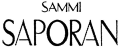 SAMMI SAPORAN Logo (DPMA, 07.06.1991)