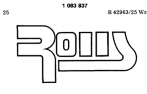 Rolls Logo (DPMA, 03/29/1985)