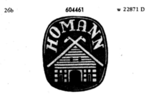 HOMANN Logo (DPMA, 26.09.1949)