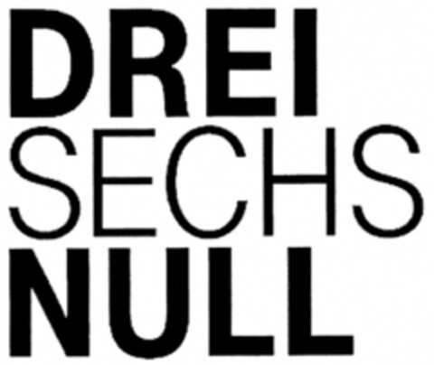 DREI SECHS NULL Logo (DPMA, 09.06.2010)
