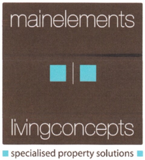 mainelements | livingconcepts specialised property solutions Logo (DPMA, 25.01.2012)