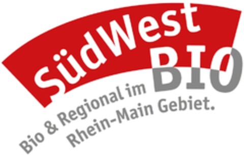 Süd West BIO Bio & Regional im Rhein-Main Gebiet. Logo (DPMA, 01.07.2015)