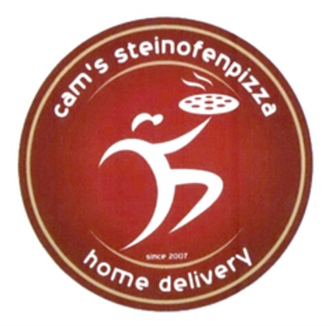 cam's steinofenpizza home delivery Logo (DPMA, 19.01.2017)