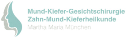 Mund-Kiefer-Gesichtschirurgie Zahn-Mund-Kieferheilkunde Martha Maria München Logo (DPMA, 12/31/2022)