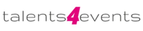 talents4events Logo (DPMA, 18.09.2023)