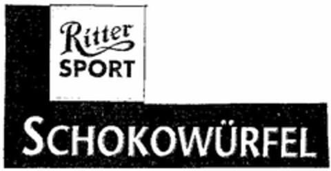 Ritter SPORT SCHOKOWÜRFEL Logo (DPMA, 11/03/2003)