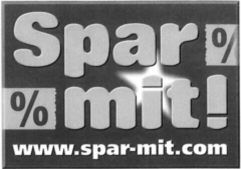 Spar mit! www.spar-mit.com Logo (DPMA, 12/13/2003)