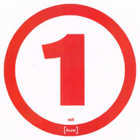 1 mit [buw] Logo (DPMA, 12.04.2005)