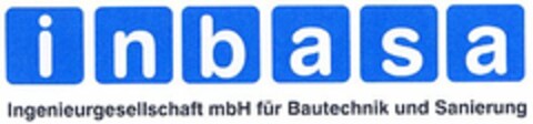 inbasa Ingenieurgesellschaft mbH für Bautechnik und Sanierung Logo (DPMA, 28.03.2006)