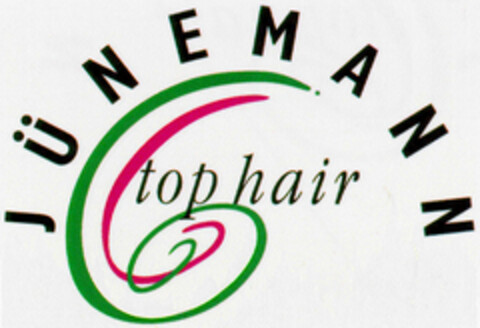 JÜNEMANN top hair Logo (DPMA, 24.02.1995)