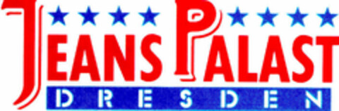 JEANS PALAST DRESDEN Logo (DPMA, 08.07.1995)