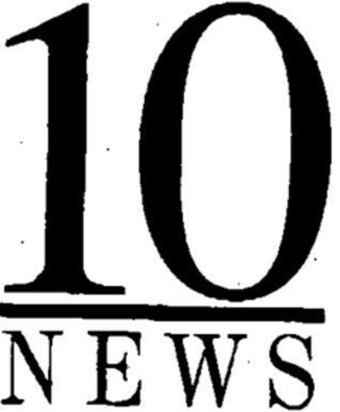 10 NEWS Logo (DPMA, 21.07.1995)