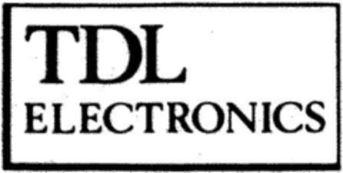 TDL ELECTRONICS Logo (DPMA, 23.09.1995)