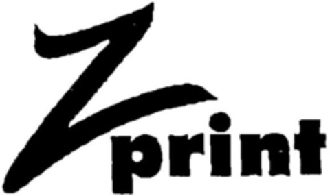 Zprint Logo (DPMA, 11.03.1996)