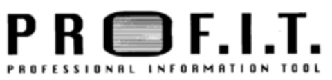 PROF.I.T. PROFESSIONAL INFORMATION TOOL Logo (DPMA, 12.07.1996)