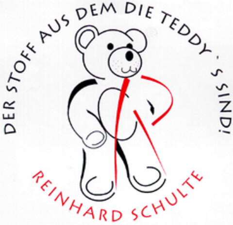 DER STOFF AUS DEM DIE TEDDY'S SIND! Logo (DPMA, 29.11.1996)