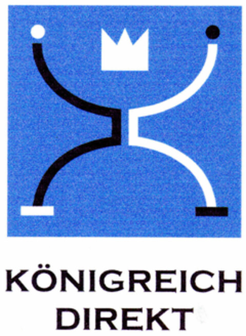 KÖNIGREICH DIREKT Logo (DPMA, 12/11/1997)