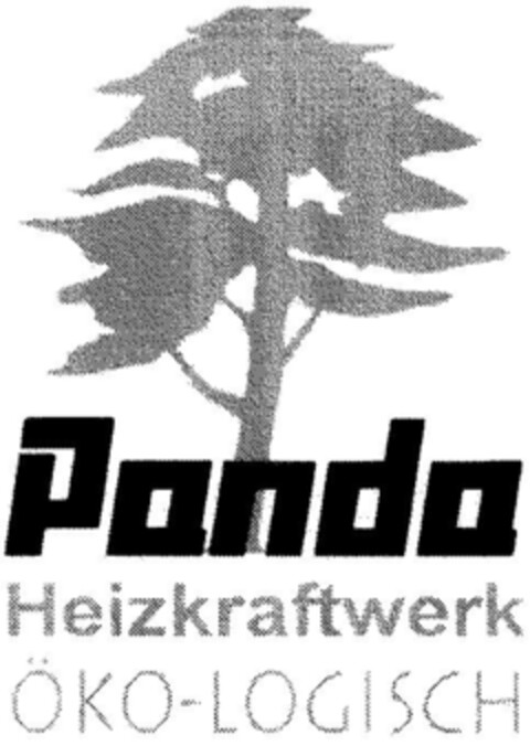 Panda Heizkraftwerk ÖKO-LOGISCH Logo (DPMA, 21.04.1998)