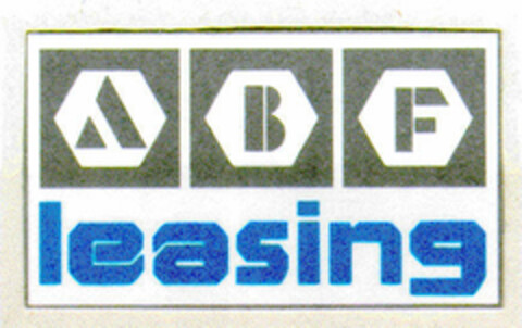 ABF leasing Logo (DPMA, 16.06.1998)