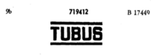 TUBUS Logo (DPMA, 14.03.1958)