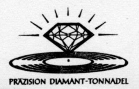 PRÄZISION DIAMANT-TONNADEL Logo (DPMA, 10/02/1959)