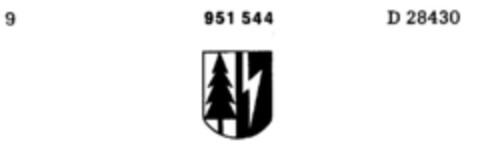 951544 Logo (DPMA, 14.02.1974)