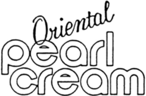 Oriental pearl cream Logo (DPMA, 05.02.1993)